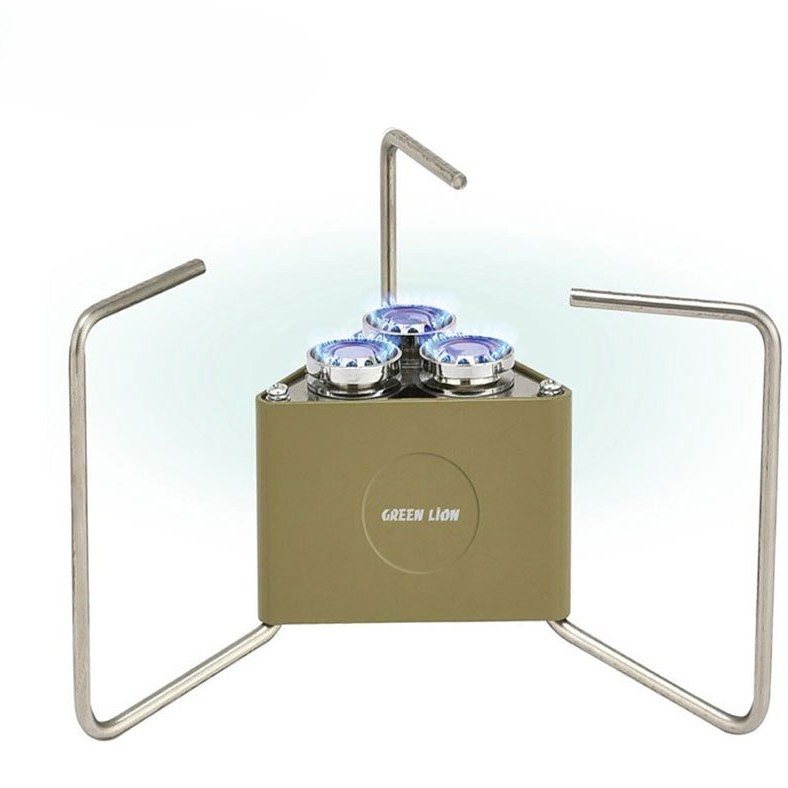 اجاق گاز کمپینگ تاشو سه شعله گرین لاین مدل 3-Burner Foldable Camping Stove