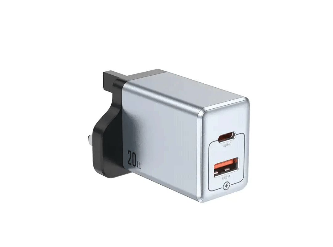 اداپتور 20 وات پرمیوم گرین لاین مدلPremium Series Dual Port Wall Charger 20W