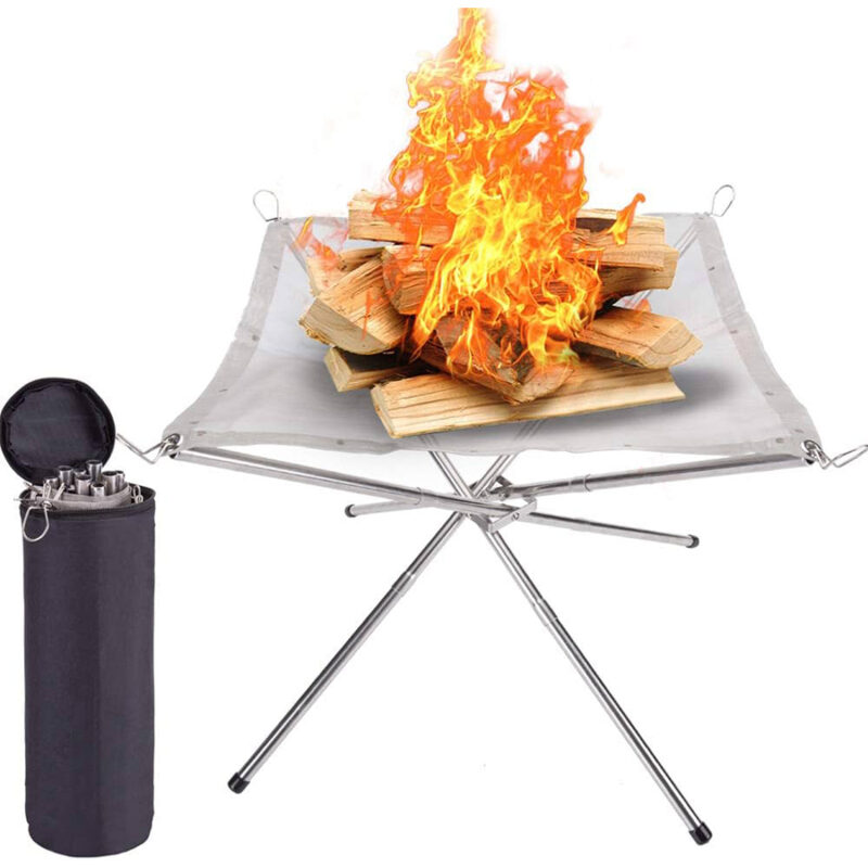 میز نسوز قابل حمل گرین لاین مدل Portable Bonfire Stainless Steel Stand