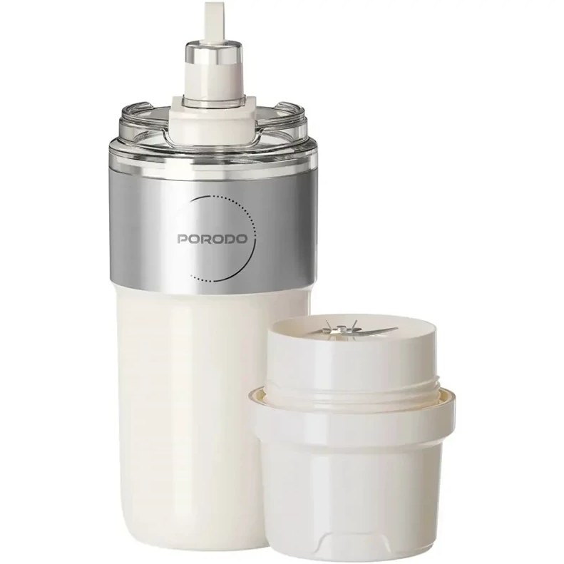 شیکر شارژی و تراول ماگ پورودو مدلVacuum-Insulated Stainless Blender Cup