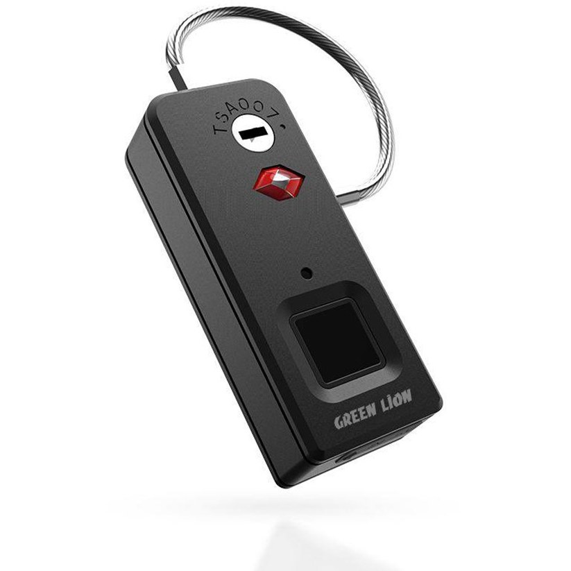 قفل اثر انگشتی گرین لاین مدل mini fingerprint padlock