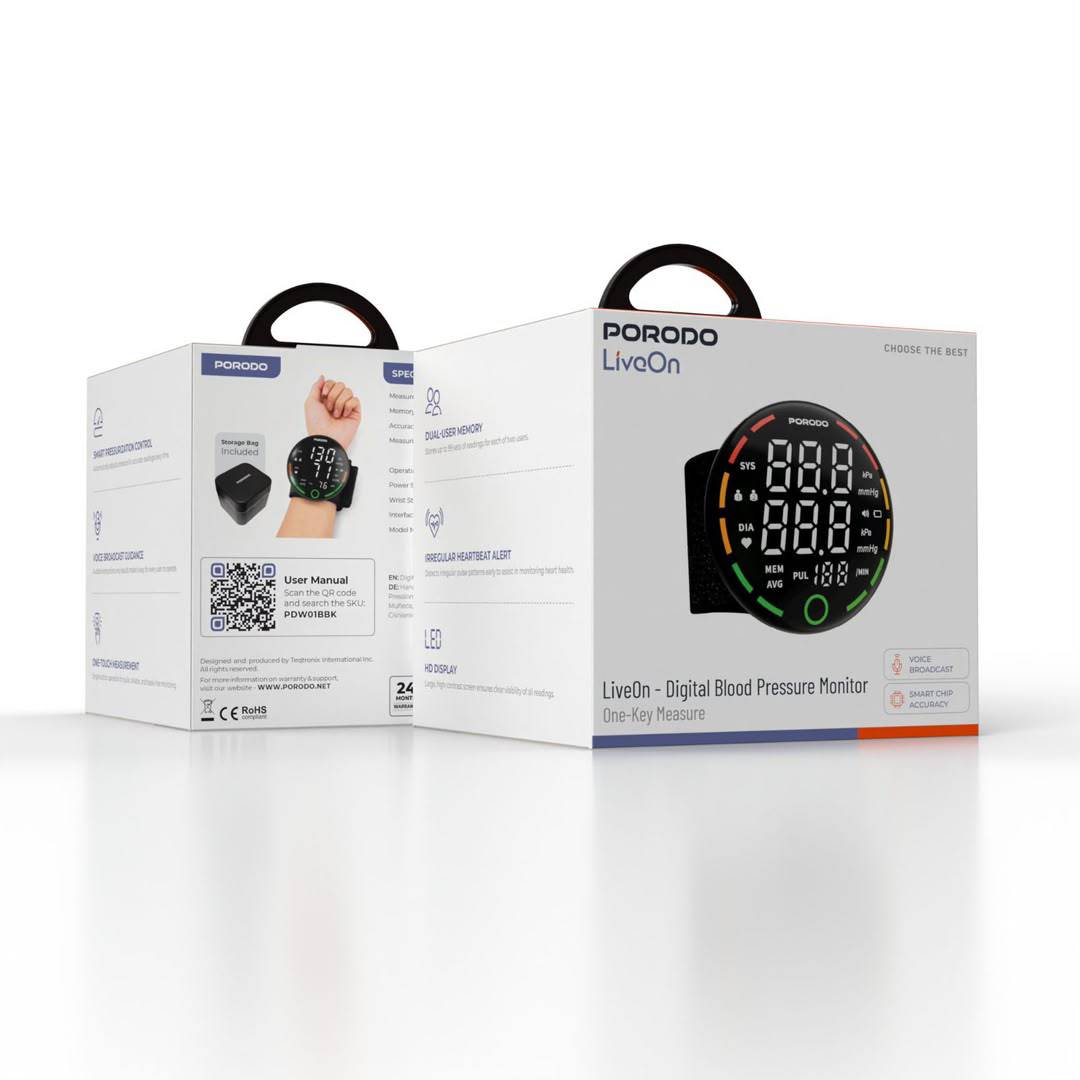 فشارسنج پرودو مچی مدل LiveOn-digital blood pressure monitor